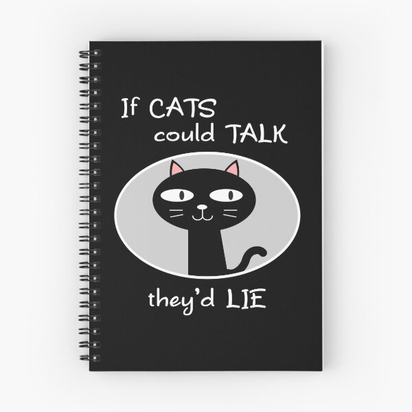 Artikelvorschau, Wenn Katzen sprechen könnten, würden sie lügen entworfen und verkauft von Slap-Cat.