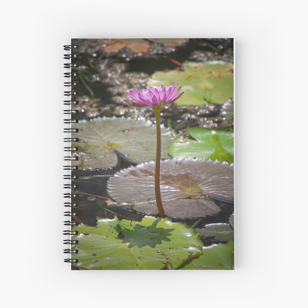 Water Lilly Spiral Notebook