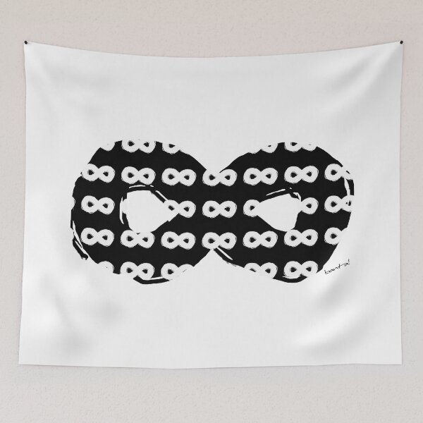 Item preview, Black Infinity White designed and sold by Banta.