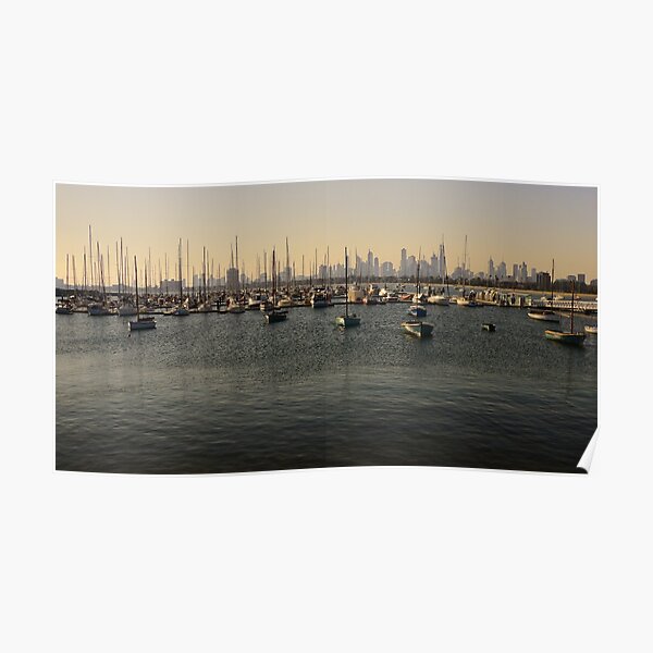 "St Kilda Parking Lot Pano" Poster by DGaP Redbubble