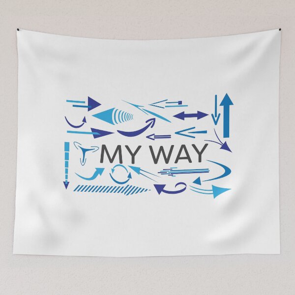 Item preview, My way- Blue Arrows designed and sold by sigdesign.