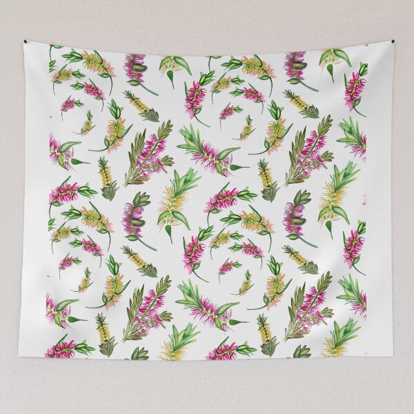 Item preview, Native Australian Flower Watercolour Pattern designed and sold by Annalee Beer.