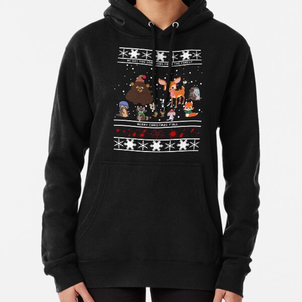 Woodland Critters Pullover Hoodie