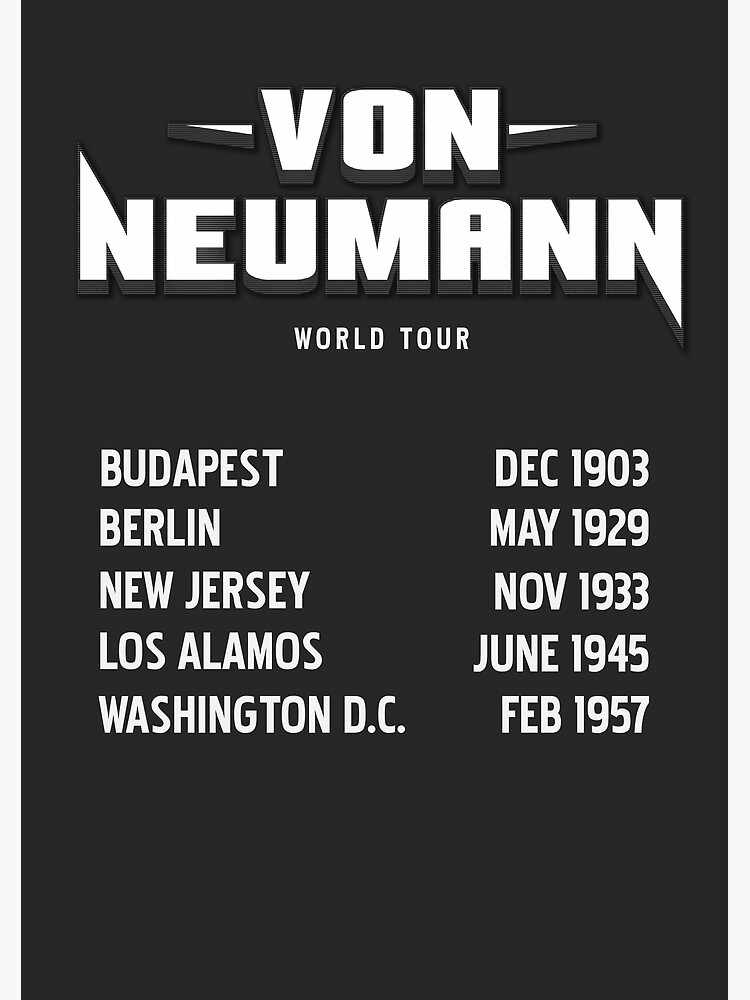 Von Neumann Mock World Tour Band by lessonhacker