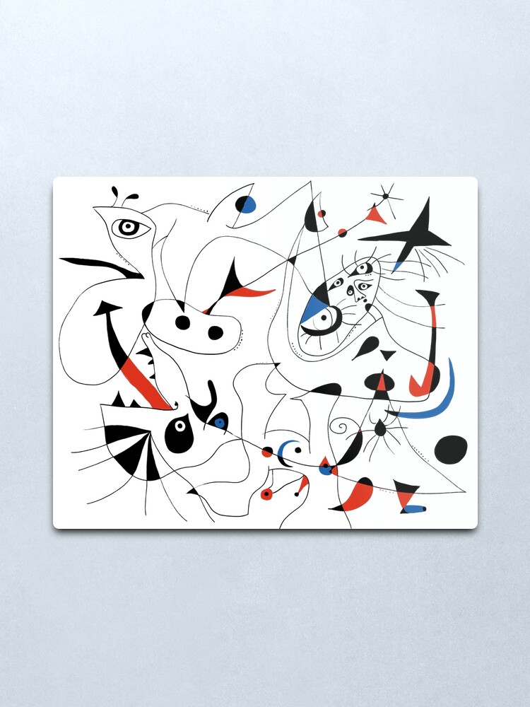 Alternate view of Joan Mirò #5 Metal Print