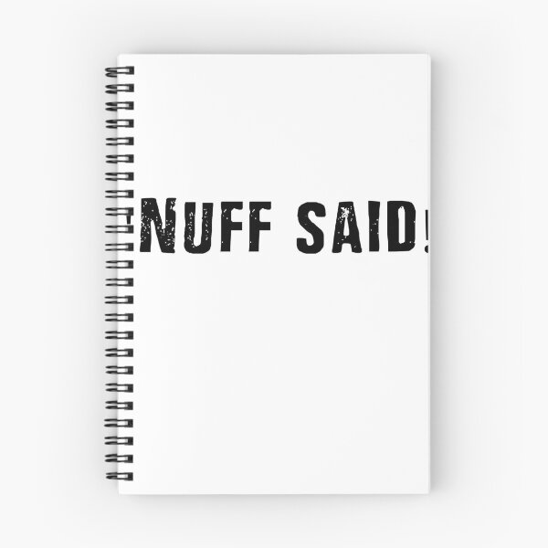 Item preview, 'Nuff Said Quote from the Comic Book Genuis designed and sold by Unique Egg.