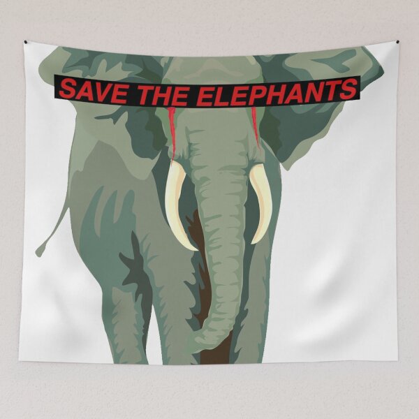 Item preview, SAVE THE ELEPHANTS  designed and sold by AldeBenii.