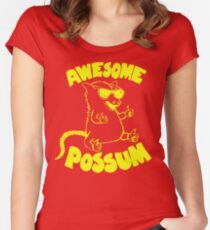 Awesome Possum Women's Fitted Scoop T-Shirt