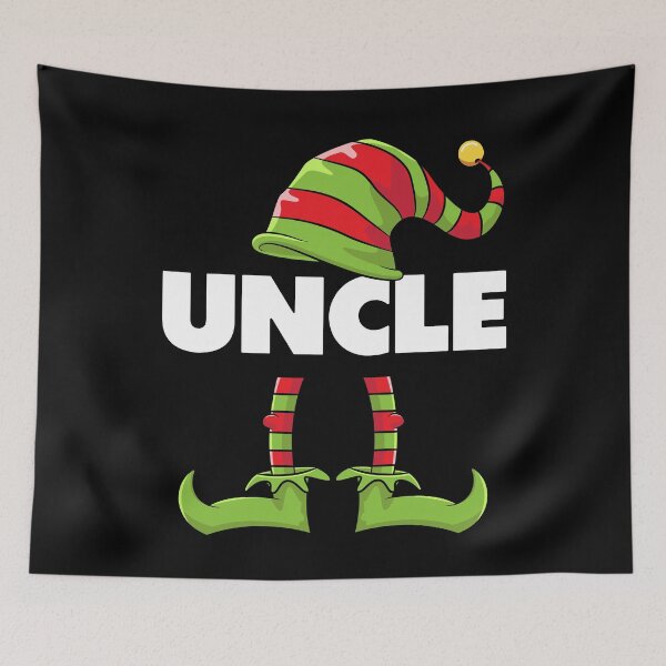 Item preview, Mens Uncle Elf Funny Matching Christmas Costume Family designed and sold by Teeleo.