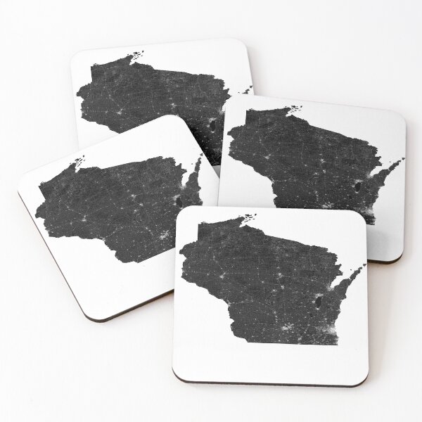 Item preview, Wisconsin Street Map Art designed and sold by AmazingMapArt.