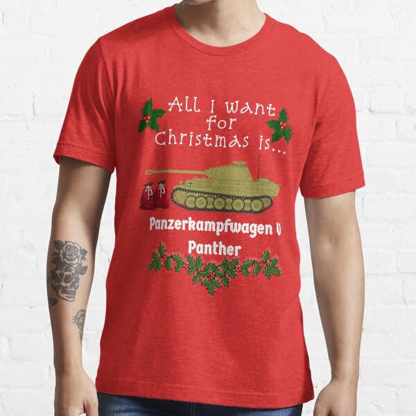 Weihnachten Panther Wehrmacht Essential T-Shirt