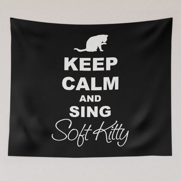 Item preview, Slogan - Keep Calm And Sing Soft Kitty 2 designed and sold by EDDArt.