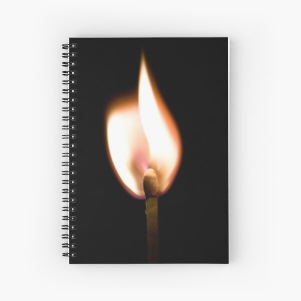 Flame Spiral Notebook