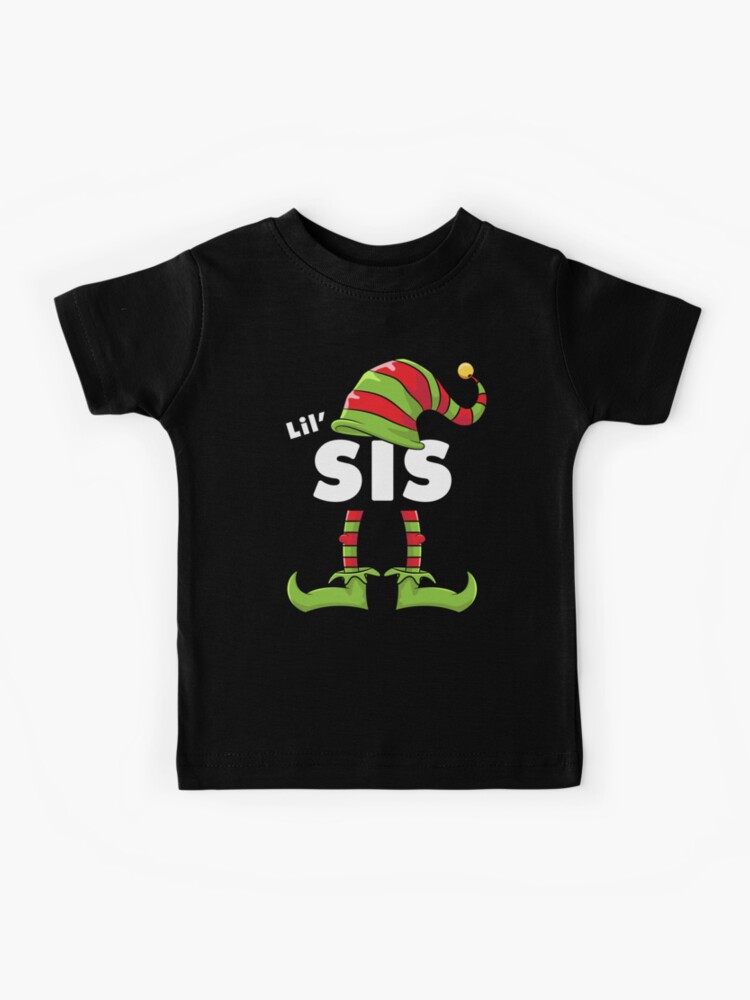 Mierda pantalones he equivocado Camiseta para niños «Disfraz de Navidad a juego divertido de Lil 'Sis Elf»  de Teeleo | Redbubble