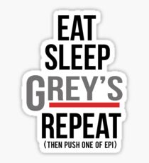 Greys Wiederholung Sticker