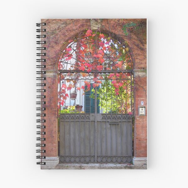 Item preview, Garden gate in Autumn, Perugia, Italy designed and sold by Philip Mitchell.