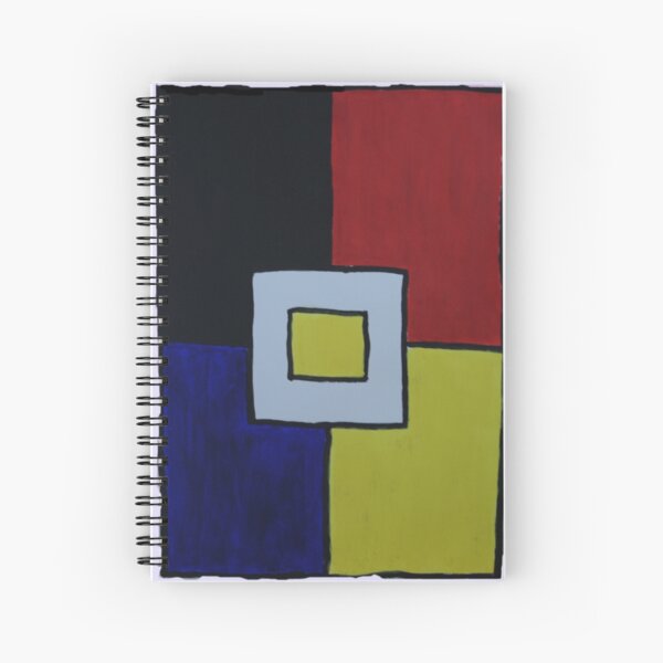Ode to Mondrian Pt 4 Spiral Notebook