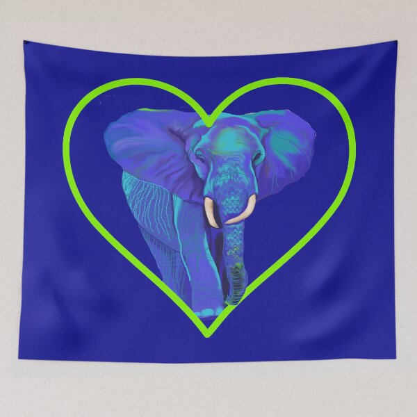 Item preview, My Elephant's Heart designed and sold by Tatyana Binovska.