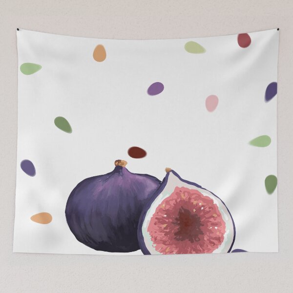 Item preview, Colourful swashes with two figs designed and sold by pdstudio24.