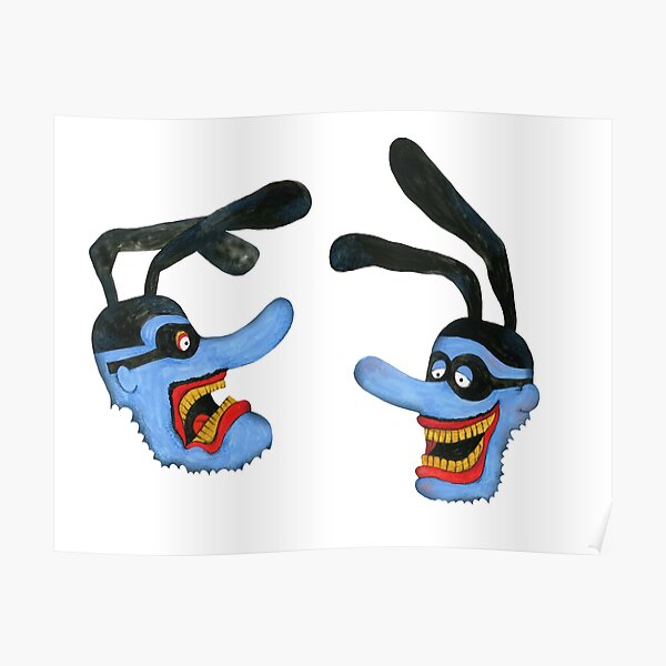 Yellow submarine, Blue meaniens Poster