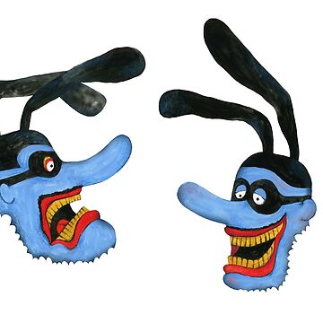 Artwork thumbnail, Yellow submarine, Blue meaniens by Bokonah