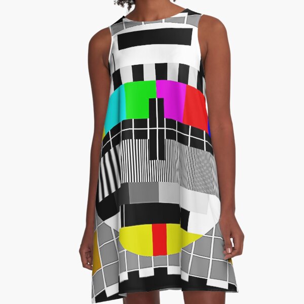 Retro TV (Prøvebildet) A-Line Dress