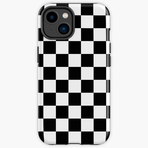 Black and White Checkered iPhone Tough Case