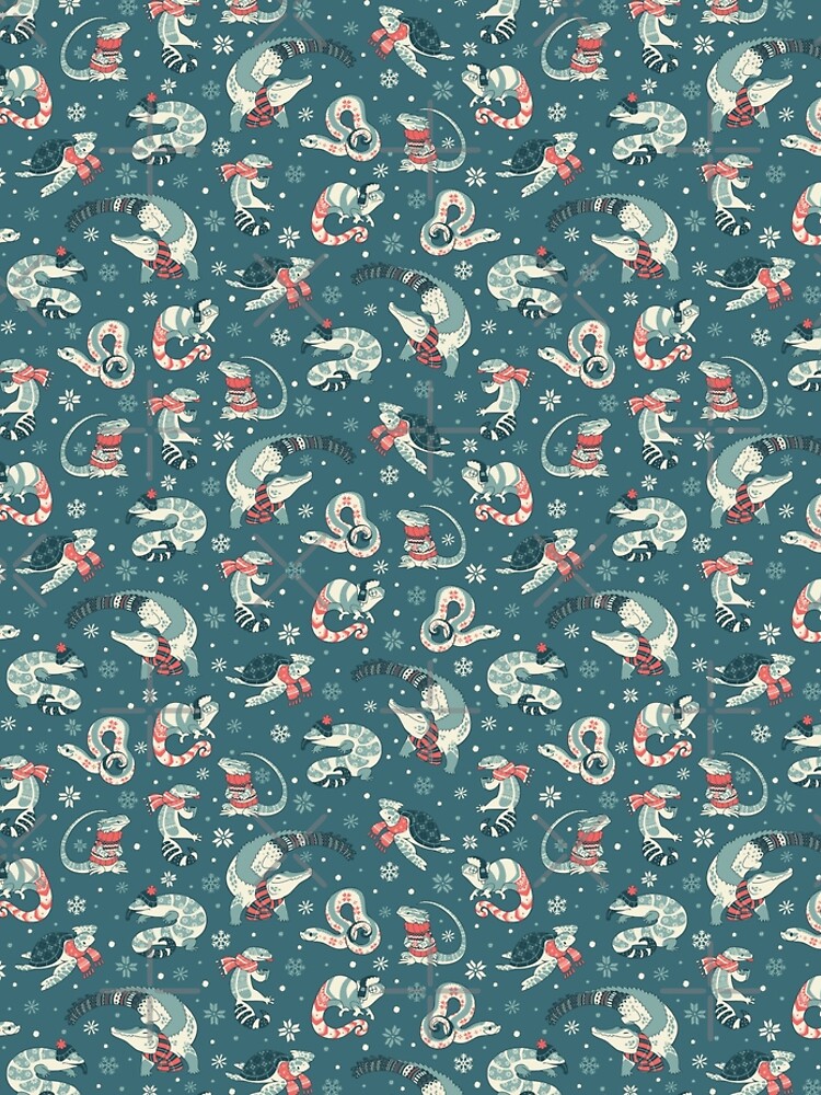 Winter herps in dark blue by Colordrilos