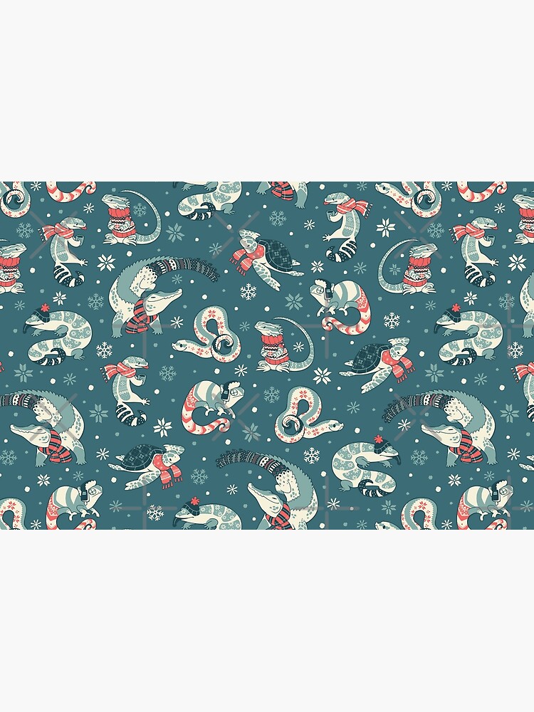 Winter herps in dark blue by Colordrilos