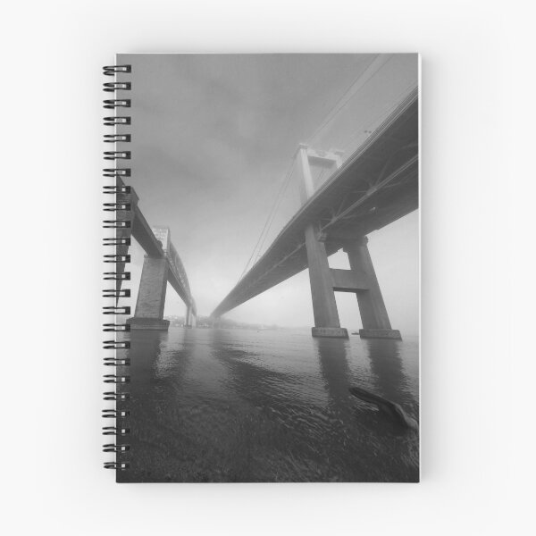 Item preview, Tamar bridges black and white study designed and sold by graham1.