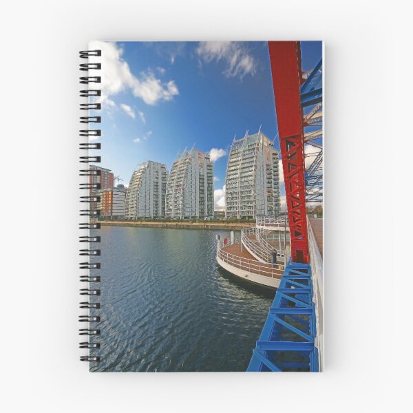 Item preview, SALFORD QUAYS SWING BRIDGE AND THE THREE SISTERS designed and sold by MIKESCOTT.