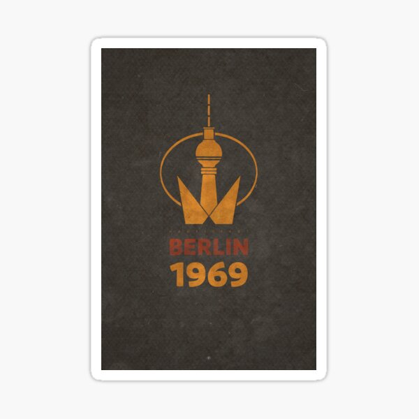 Berlin TV Tower 1969 Sticker