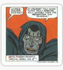 MF Doom - Metal Fingerz Sticker