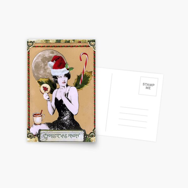 Item preview, Christmas Fairy Card designed and sold by WinonaCookie.