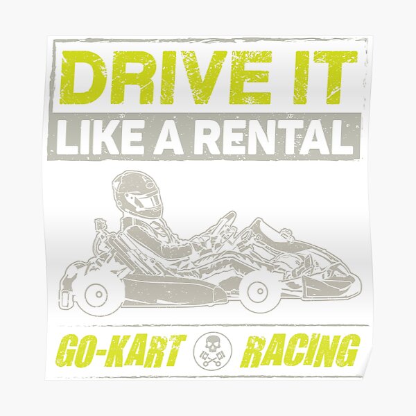 Poster Go Kart Redbubble