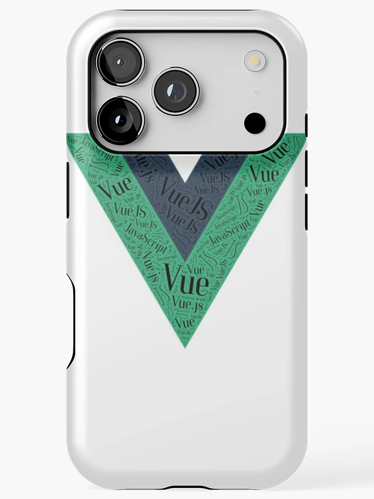Thumbnail 1 of 4, iPhone Case, Vue JS VueJS JavaScript Framework designed and sold by vladocar.