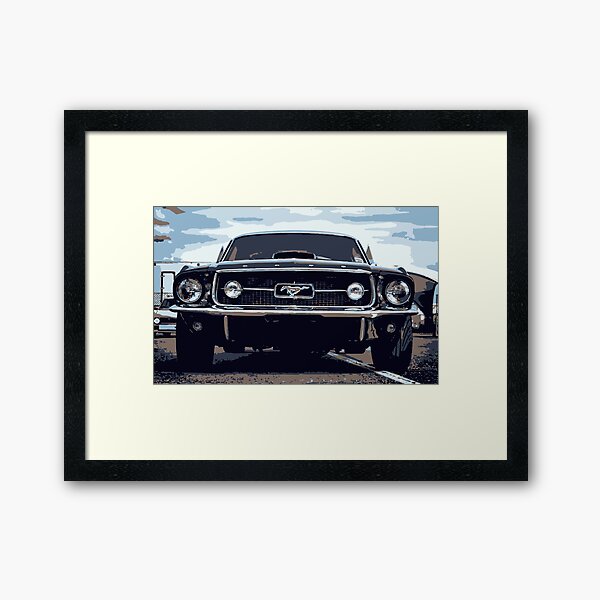 Mustang Gerahmter Kunstdruck