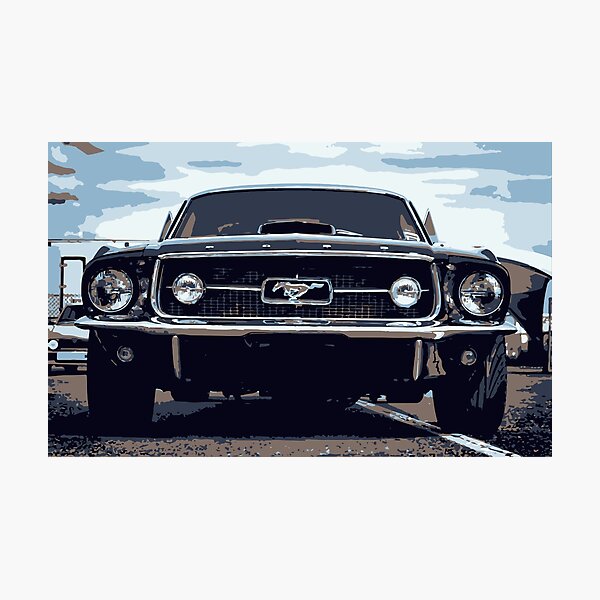 Mustang Photographic Print
