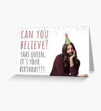 Queer Eye Jonathan Van Ness zitiert 1 lustige Grußkarten Grußkarte
