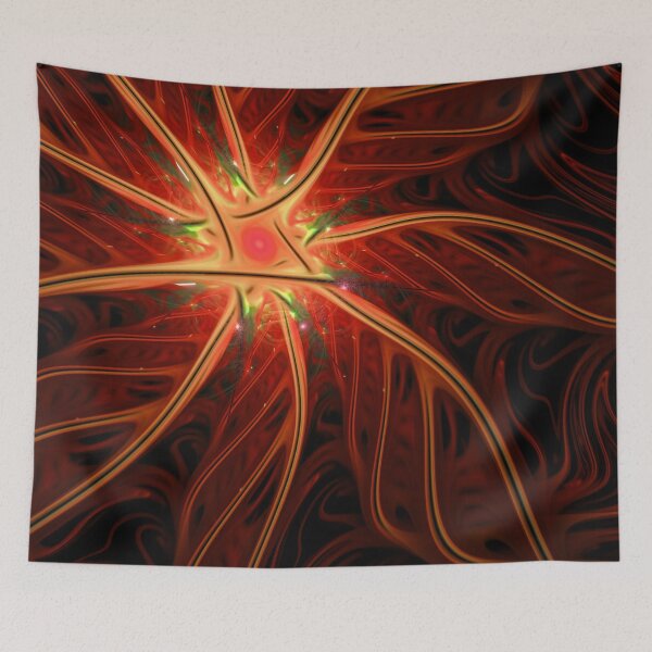 Item preview, Flower of Fire designed and sold by Elvira Draat.
