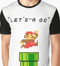 Lets-a go! Mario Graphic T-Shirt