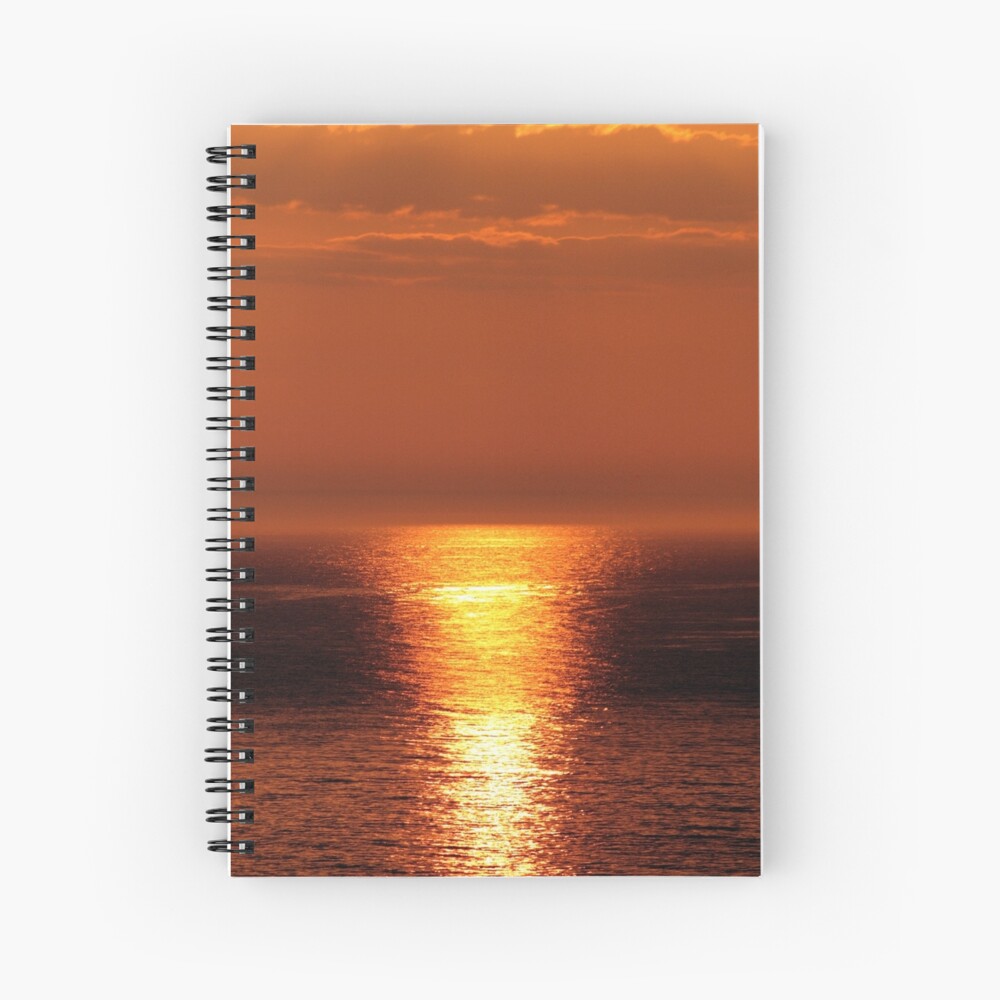 Liquid Gold Spiral Notebook
