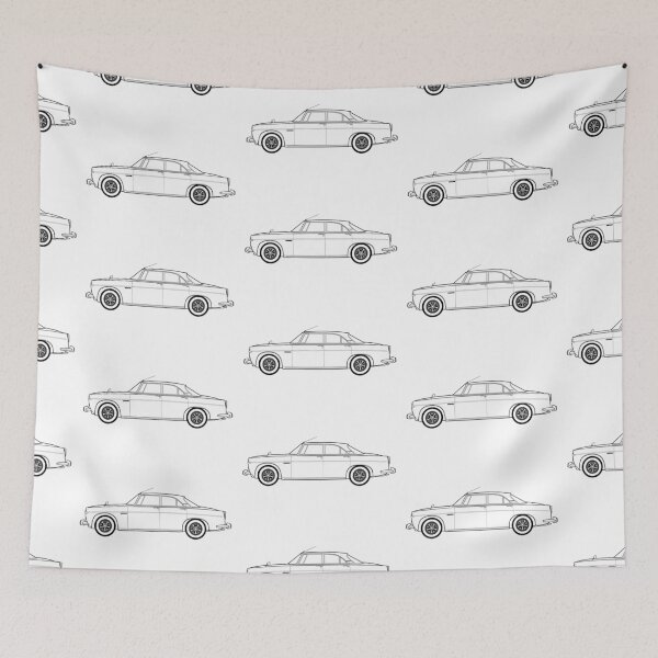 Item preview, Rover P5B Classic Car Outline Artwork designed and sold by RJWautographics.
