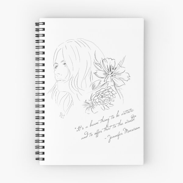 Item preview, Jennifer Morrison with quote designed and sold by hannahsky.