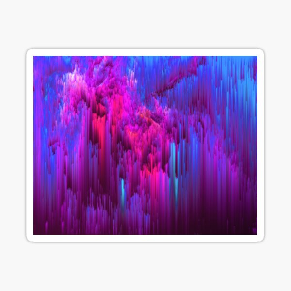 Item preview, Outrun the Mist - Abstract Pixel Art designed and sold by Jennifer Walsh Design.
