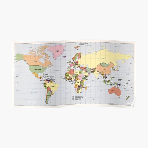 Regions Of The World Posters | Redbubble