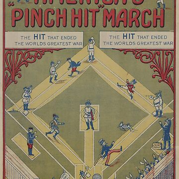 Vintage Baseball Outfielder Illustration (1903) Poster by BravuraMedia