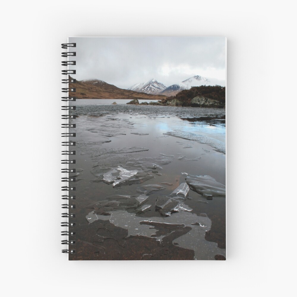 Ice Flow 2 Spiral Notebook