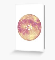 Pink moon Greeting Card