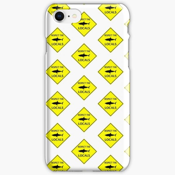 Respect The Locals Shark iPhone Snap Case